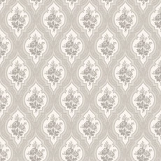 Kép 2/3 - Boras Klasszikus medalion mintás bézs vlies tapéta Eternal Flower Beige 53 cm X 10 m