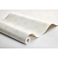 Kép 3/3 - Boras Apró virágos klasszikus kék-bézs vlies tapéta Petit Fleurs Beige 53 cm X 10 m
