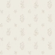 Kép 1/3 - Boras Apró virágos klasszikus kék-bézs vlies tapéta Petit Fleurs Beige 53 cm X 10 m