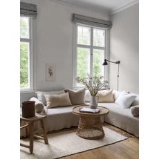 Kép 3/4 - Boras Elegáns ornamentikás szürke vlies tapéta Hidden Medallion Grey 53 cm X 10 m