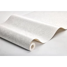 Kép 4/4 - Boras Elegáns ornamentikás szürke vlies tapéta Hidden Medallion Grey 53 cm X 10 m