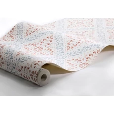 Kép 7/7 - Boras Klasszikus csempe mintázatú piros vlies tapéta Nyborg Red 53 cm X 10 m