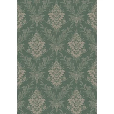 Kép 1/6 - Boras Elegáns virág ornamentikás zöld vlies tapéta Sofia Green 53 cm X 10 m