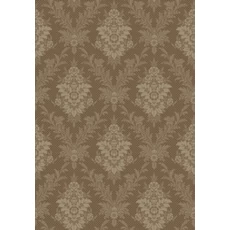 Kép 1/5 - Boras Elegáns virág ornamentikás barna vlies tapéta Sofia Brown 53 cm X 10 m