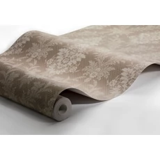 Kép 5/5 - Boras Elegáns virág ornamentikás barna vlies tapéta Sofia Brown 53 cm X 10 m