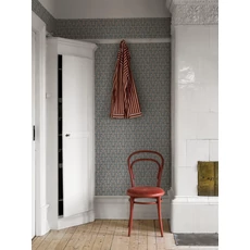 Kép 3/6 - Boras Skandináv virág mintás kék vlies tapéta Nora Blue 53 cm X 10 m