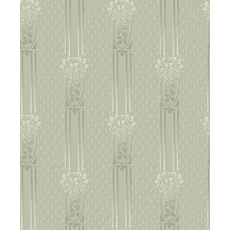 Kép 1/4 - Boras Klasszikus zöld vlies tapéta görög oszlopokkal Ellen Green 53 cm X 10 m