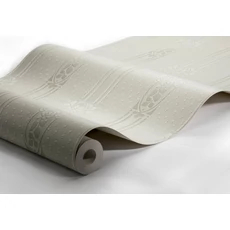 Kép 4/4 - Boras Klasszikus zöld vlies tapéta görög oszlopokkal Ellen Green 53 cm X 10 m