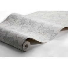 Kép 5/5 - Boras Gobelin hatású klasszikus levél mintás szürke vlies tapéta Waldemar Grey 53 cm X 10 m