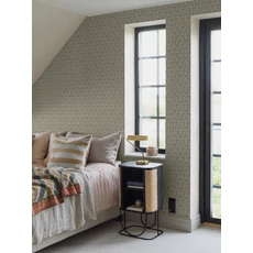 Kép 6/9 - Boras Skandináv virág mintás zöld vlies tapéta Nora Green 53 cm X 10 m