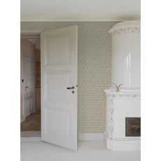 Kép 8/9 - Boras Skandináv virág mintás zöld vlies tapéta Nora Green 53 cm X 10 m