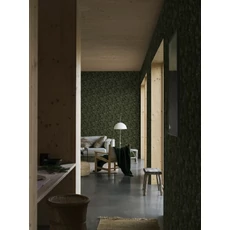 Kép 3/6 - Boras Apró bogyós sötétzöld vlies tapéta Forest Berries Multi 53 cm X 10 m