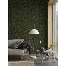 Kép 4/6 - Boras Apró bogyós sötétzöld vlies tapéta Forest Berries Multi 53 cm X 10 m