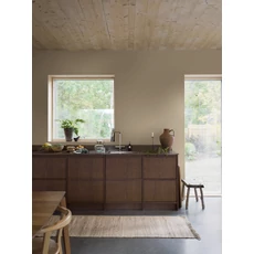 Kép 2/3 - Boras Apró rácsos skandináv sárga vlies tapéta Willowherb Yellow 53 cm X 10 m