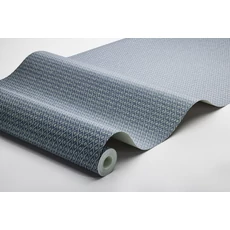 Kép 3/3 - Boras Apró rácsos skandináv kék vlies tapéta Willowherb Blue 53 cm X 10 m