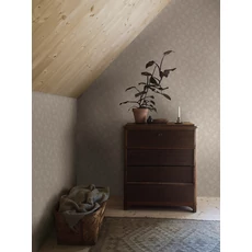 Kép 1/3 - Boras Pöttyös virágos bézs vlies tapéta Hip Rose Beige 53 cm X 10 m
