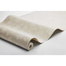 Kép 3/3 - Boras Pöttyös virágos bézs vlies tapéta Hip Rose Beige 53 cm X 10 m