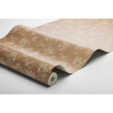 Kép 5/5 - Boras Pöttyös virágos karamell vlies tapéta Hip Rose Red 53 cm X 10 m