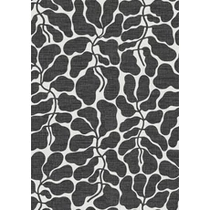 Kép 1/6 - Boras Modern levélmintás fekete-fehér vlies tapéta My Secret Garden Black White 49 cm X 10 m