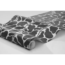 Kép 6/6 - Boras Modern levélmintás fekete-fehér vlies tapéta My Secret Garden Black White 49 cm X 10 m