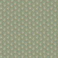 Kép 1/4 - Boras Klasszikus virág mintás skandináv zöld vlies tapéta Bella Green 53 cm X 10 m