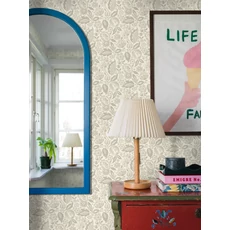 Kép 3/4 - Boras Klasszikus gyümölcs mintás bézs vlies tapéta Elise Beige 53 cm X 10 m