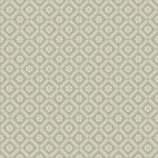 Kép 1/4 - Boras Rácsos virágos skandináv zöld vlies tapéta Love Green 53 cm X 10 m