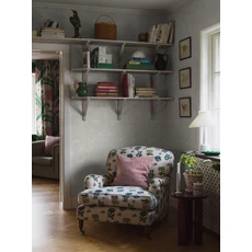 Kép 1/4 - Boras Erdei állatos bézs vlies tapéta Under the Elder Tree Beige 53 cm X 10 m