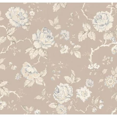 Kép 1/4 - Boras Romantikus rózsás bézs vlies tapéta Rosenträd Beige 49 cm X 10 m