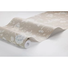 Kép 4/4 - Boras Romantikus rózsás bézs vlies tapéta Rosenträd Beige 49 cm X 10 m