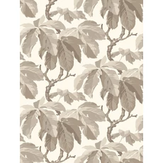 Kép 1/4 - Boras Klasszikus levélmintás bézs vlies tapéta Kastanj Beige 53 cm X 10 m