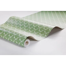 Kép 3/3 - Boras Madár mintás zöld vlies gyerek tapéta Pippi Green 53 cm X 10 m