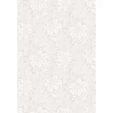 Kép 1/3 - Boras Vintage virágos törtfehér vlies tapéta Acanthus White 53 cm X 10 m
