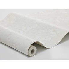 Kép 3/3 - Boras Vintage virágos törtfehér vlies tapéta Acanthus White 53 cm X 10 m
