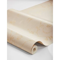 Kép 3/3 - Boras Klasszikus inda mintás rózsaszín-arany vlies tapéta Elsie Pink 53 cm X 10 m