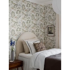 Kép 2/6 - Boras Fa mintás zöld vlies tapéta szarvasokkal Diana Multi 53 cm X 10 m