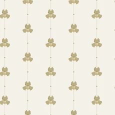 Kép 1/4 - Boras Írisz mintás zöld-bézs vlies tapéta Gotain Sweet Pea Burgundy Green 53 cm X 10 m