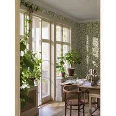 Kép 5/8 - Boras Mediterrán citromos zöld-fehér vlies tapéta Citronträd White 53 cm X 10 m