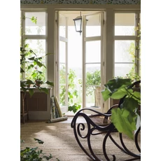 Kép 6/8 - Boras Mediterrán citromos zöld-fehér vlies tapéta Citronträd White 53 cm X 10 m