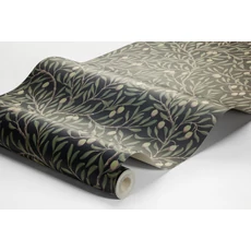 Kép 5/7 - Boras Olivás fekete vlies tapéta Olivträd Black 53 cm X 10 m