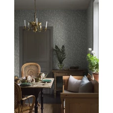 Kép 2/5 - Boras Akácvirágos romantikus kék vlies tapéta Blåregn Blue 53 cm X 10 m