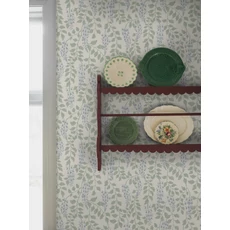 Kép 4/5 - Boras Akácvirágos romantikus kék vlies tapéta Blåregn Blue 53 cm X 10 m