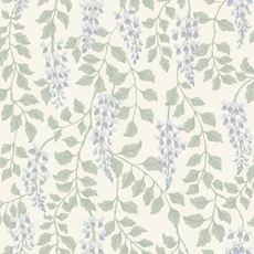 Kép 1/5 - Boras Akácvirágos romantikus kék vlies tapéta Blåregn Blue 53 cm X 10 m