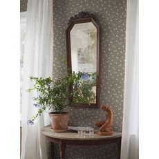 Kép 3/4 - Boras Apró virágos zöld vlies tapéta Myrten Green 53 cm X 10 m