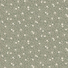 Kép 2/4 - Boras Apró virágos zöld vlies tapéta Myrten Green 53 cm X 10 m