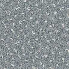 Kép 1/9 - Boras Apró virágos kék vlies tapéta Myrten Blue 53 cm X 10 m