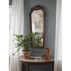 Kép 6/9 - Boras Apró virágos kék vlies tapéta Myrten Blue 53 cm X 10 m