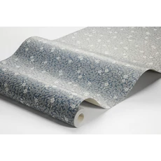 Kép 9/9 - Boras Apró virágos kék vlies tapéta Myrten Blue 53 cm X 10 m