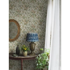 Kép 3/4 - Boras Klasszikus hortenziás zöld-barack vlies tapéta Hortensia Pink 49 cm X 10 m