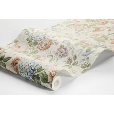 Kép 4/4 - Boras Klasszikus hortenziás kék-rózsaszín vlies tapéta Hortensia Multi 49 cm X 10 m